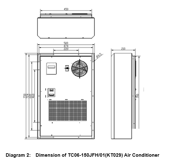 tc06 150jfh 01 kt029 1500w ac220v 50hz air conditioner for outdoor cabinet base station tc06 150jfh 01 kt029 1500w ac220v 50hz air conditioner for outdoor cabinet base station