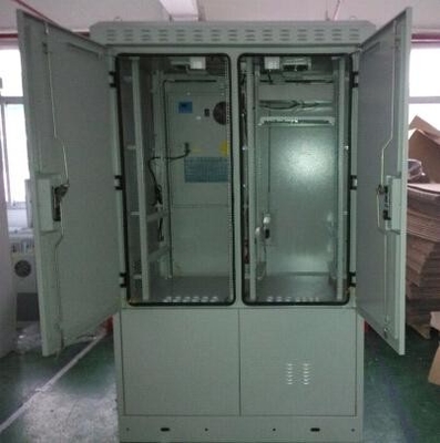 China Outdoor Integrated Telecom Cabinet, Upper Equipment Compartment, Lower Battery Compartment supplier