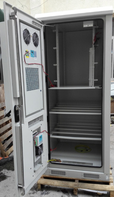 China DDTE069 IP55 Outdoor Telecom Cabinet For Base Station With Air Conditioner,Heat Exchanger supplier