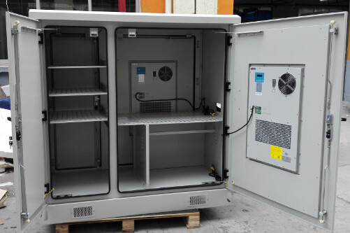 China DDTE072:Outdoor Telecom Meatal Cabinet With Air Conditioner For Base Station/UPS Room supplier