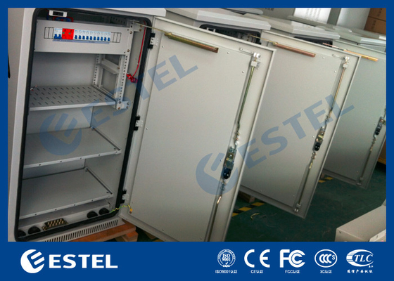China Anti-Theft Three Point Lock BTS Outdoor Telecom Cabinet Low Power Consumption, Outdoor Power Enclosure supplier