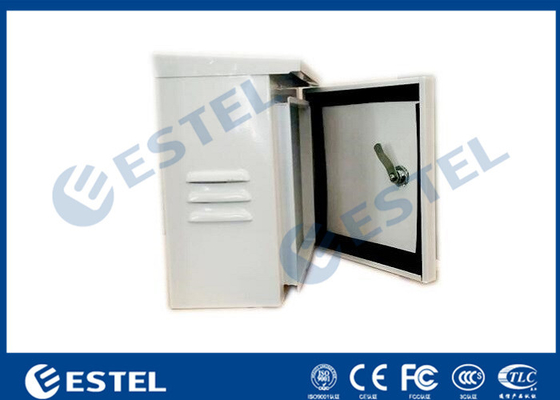 China Mini Metal Box / Single Wall Galvanized Steel Pole Mount Cabinet supplier