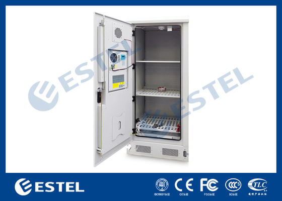 China Stainless steel Temperature Control Outdoor Battery Cabinet With 3 Layer Battery For Telecom Station supplier