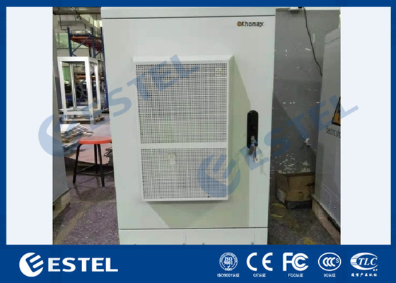 China Galvanized Steel Integrated Outdoor Power Cabinet 120W/K Heat Exchanger Cooling System supplier