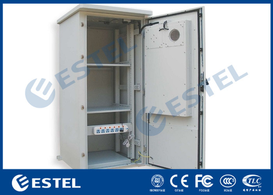 China 19'' Rack High Integration Air Conditioner Cooling System Outdoor Telecom Cabinet supplier