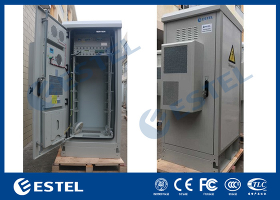 China IP55 Weatherproof Galvanized Steel Outdoor Telecom Cabinet One Compartment supplier