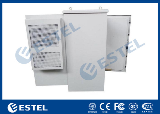 China 27U Air Conditioner Cooling Outdoor Control Cabinet Galvanized Steel Double Wall supplier