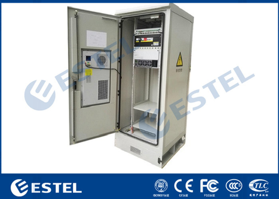 China IP65 19 Inch Rack One Front Door 42U Outdoor Communication Cabinet supplier