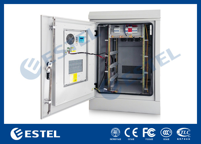 Waterproof Dustproof 19 20u Outdoor Telecom Cabinet With