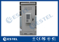 Custom 4 Shelves Outdoor Battery Cabinet Galvanized Steel 5% - 100% Relative Humidity supplier