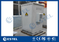 Custom 4 Shelves Outdoor Battery Cabinet Galvanized Steel 5% - 100% Relative Humidity supplier