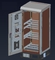Heat Insulation PEF Battery Storage Cabinet Outdoor Rack Enclosure 3 Shelves Cooling supplier