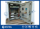 Custom Pole Mount Metal Enclosure Galvanized Steel BTS Outdoor Cabinet supplier