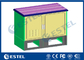 Single Layer Galvanized Steel Integrated Outdoor Two Compartment Telecom Cabinet Anti-corrosion Powder Coating supplier