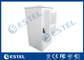 27U Air Conditioner Type Energy Saving Outdoor Communication Cabinets With One Front Door and One Rear Door supplier