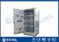 Aluminum Outdoor Battery Cabinet One Front Door For Telecom Station IP55 supplier