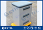 IP55 Sunproof Galvanized Steel Double Wall Outdoor Telecom Cabinet supplier