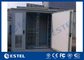 Double Bay Air Conditioner Cooling Outdoor Telecom Integrated Cabinet With Two Doors supplier