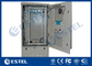 23U Removable Rear Panel Outdoor Telecom Battery Cabinet With Heat Exchanger supplier