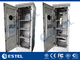 Telecommunication Outdoor Battery Telecom Cabinet With Heat Exchanger Floor Mounting supplier