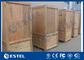 40U Telecom Equipment Outdoor Cabinet Galvanized Steel Single Wall With Heat Insulation supplier