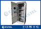 Air Conditioner Integrated Galvanized Steel Outdoor Battery Cabinet With Three Battery Layers supplier
