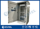 Assembled Type Galvanized Double Steel Outdoor Telecom Cabinet With Anti-theft Three-point Cabinet Lock supplier