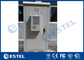 Double Wall Outdoor Telecom Cabinet Galvanized Steel Front Access 19'' Easy Installation supplier