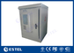 IP55 Two Doors Anti-corrosion Powder Coating Outdoor Enclosure with Air Conditioner supplier
