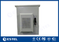Small DC48V LED Outdoor Telecom Enclosure Anticorrosion Single Wall Structure Air Conditioner 500w And Two Fans supplier
