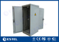 1500W Air Conditioner Welded Outdoor Telecom Enclosure 80W/K Heat Exchanger Single Door supplier