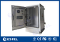 One Compartment 19 Inch Waterproof Outdoor Wall Cabinet Anti Corrosion 1200mm Height supplier