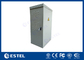Two Walls Galvanized Steel Outdoor Electronics Cabinet Anti Theft Three Point Lock supplier