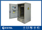 Two Compartments Outdoor Telecom Cabinet 19&quot; Rack For Base Station supplier
