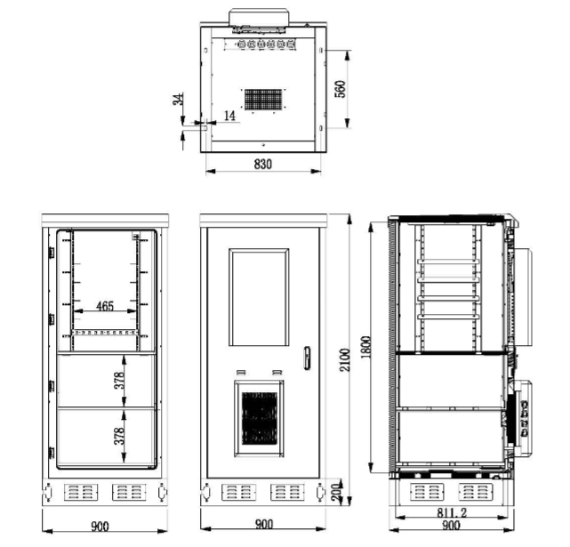 Waterproof Durable Outdoor With Air Conditioner