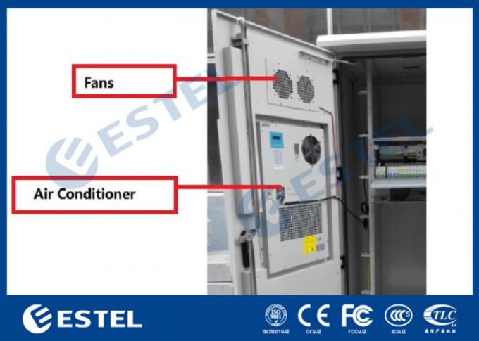 Air Conditioner Cooling System Outdoor Equipment Cabinet IP55 19”Rack ...