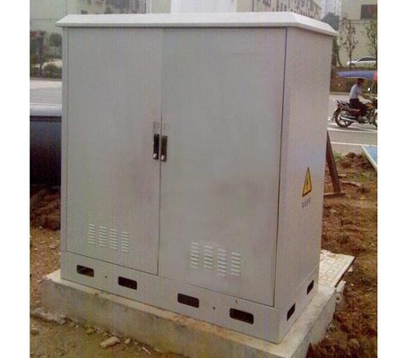 China Two Doors Outdoor Telecom Shelter, With Fans, Monitoring System, Sensors, and PDU supplier