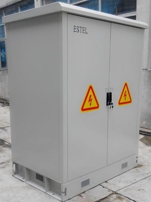 China IP55 Telecom Tower Shelter, Outdoor Telecom Cabinet, With Fans, Monitoring System, PDU supplier