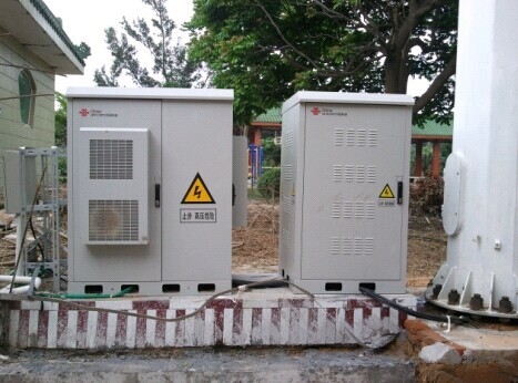 China IP55 Outdoor Telecom Enclosure, Telecom Cabinet for Remote Area, With Heat Exchanger supplier