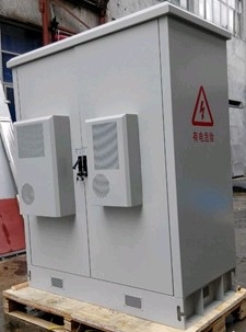 China IP55 Outdoor Telecom Cabinet, With Air Conditioner and Heat Exchanger, Sensors, PDU supplier