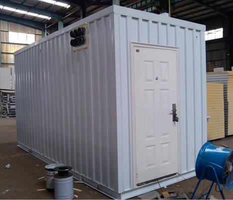 China Steel Armored Telecom Shelter, Outdoor Telecom Shelter, Sandwich Structure, Custom Made supplier