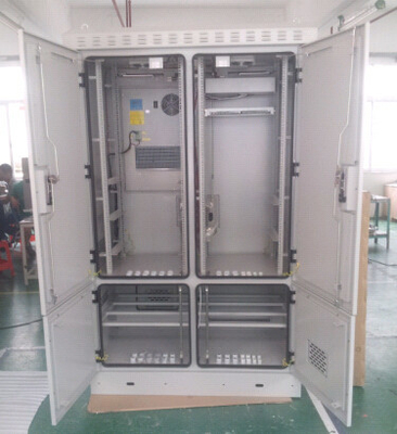 China IP55 Outdoor Telecom Cabinet, With Air Conditioner, Battery Compartment, Monitoring System supplier