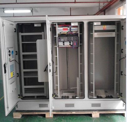 China DDTE053,19 Inch Outdoor Telecom Enclosure With Air Conditioning And Telecom Power System supplier