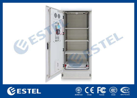 China Sandwich Structure Outdoor Battery Cabinet / Battery Storage Cabinet / Telecom Enclosure With Air Conditioner Cooling supplier