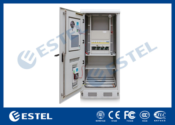 China Waterproof Durable Outdoor Telecom Cabinet With Air Conditioner, Rectifier, PDU / Power Enclosure supplier