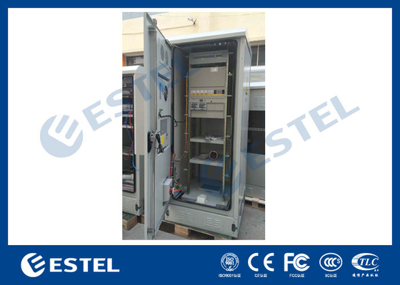 China Industrial Outdoor Telecom Cabinet , Outdoor Electrical Cabinet With Rectifier System supplier