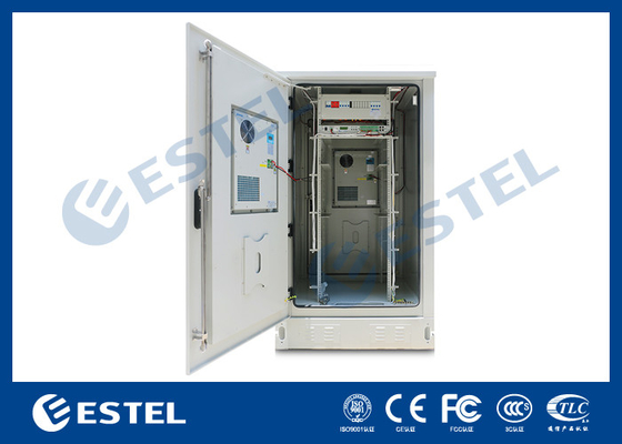China IP65 Insulated Outdoor Telecom Enclosure With DC48V Cooling System / Base Station Cabinet supplier