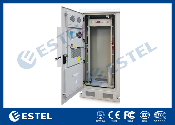 China Thermostatic Outdoor Telecom Cabinet For Base Station With Air Conditioner, Waterproof Dustproof supplier