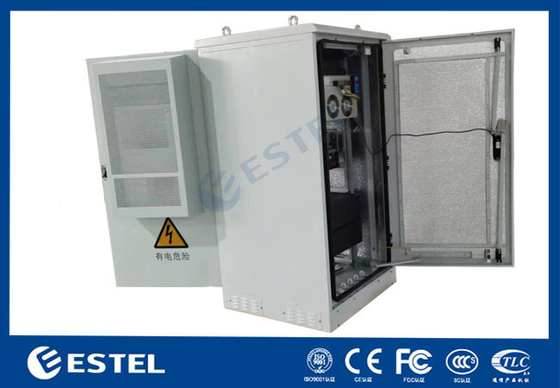 China 28U Intergrated Outdoor Power Cabinet With Rectifier System UPS Battery Energy Storage Enclosure supplier