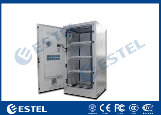 China Aluminum Outdoor Battery Cabinet One Front Door For Telecom Station IP55 supplier